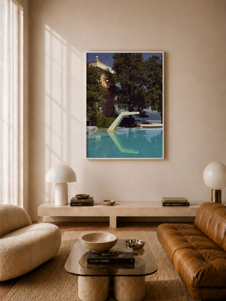 James Geer Pool With Diving Board